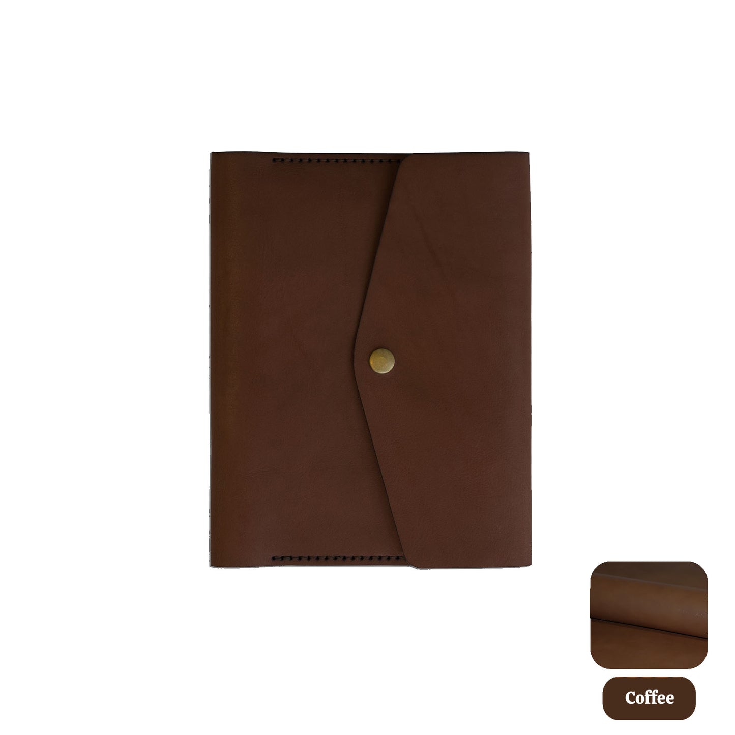 A5 Leather Notebook Cover - Minimalist Range