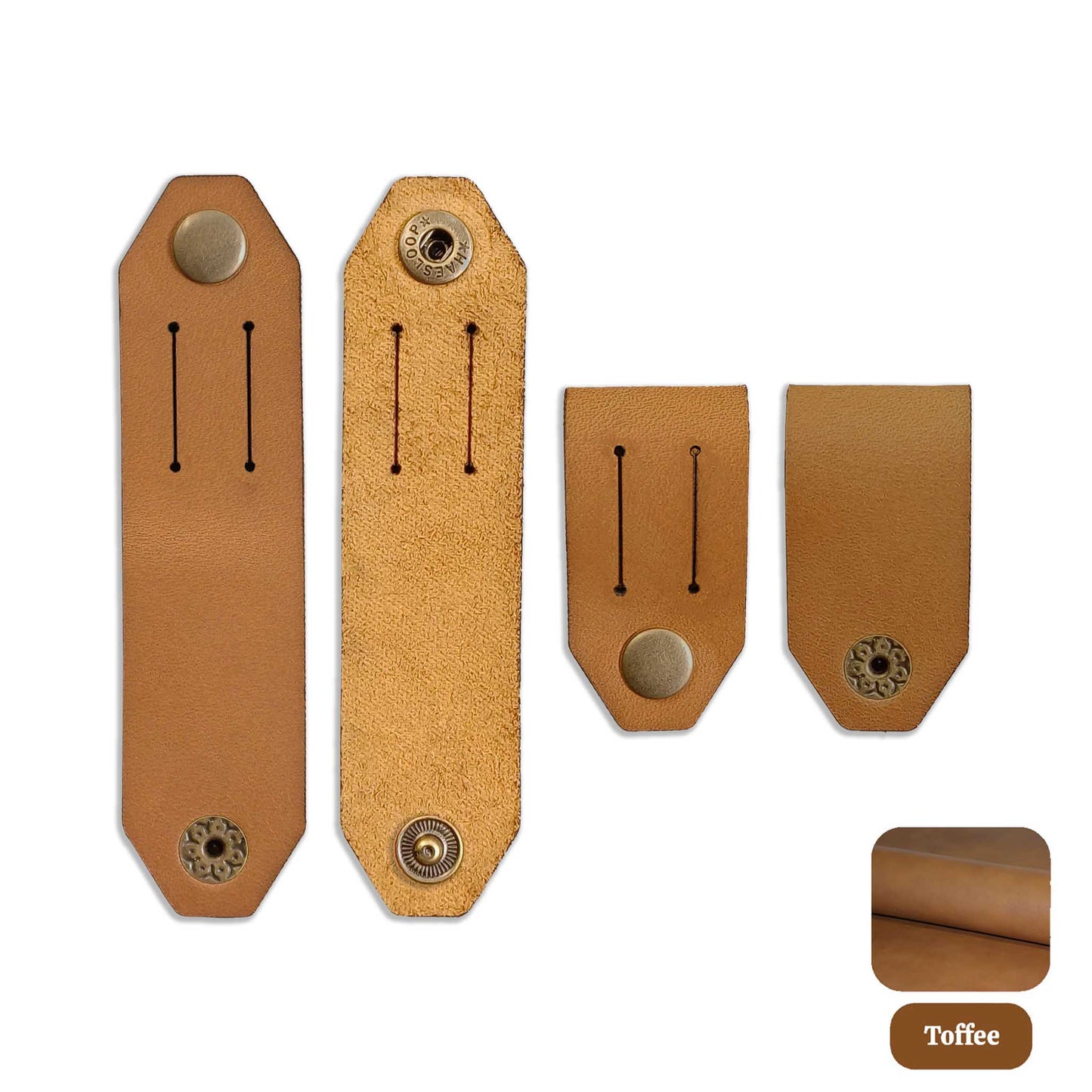 Leather Cable Organiser - Pack of 3