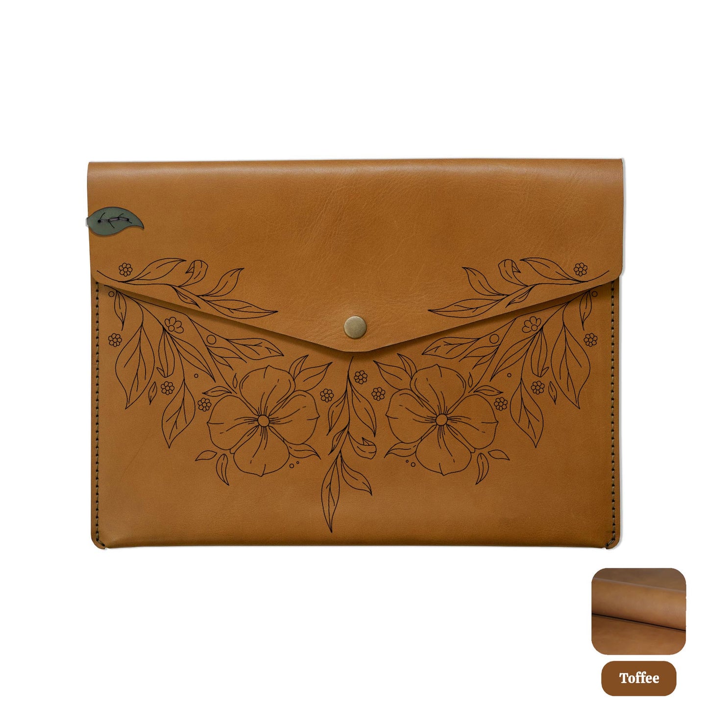 Leather Macbook Sleeve - Floral Range