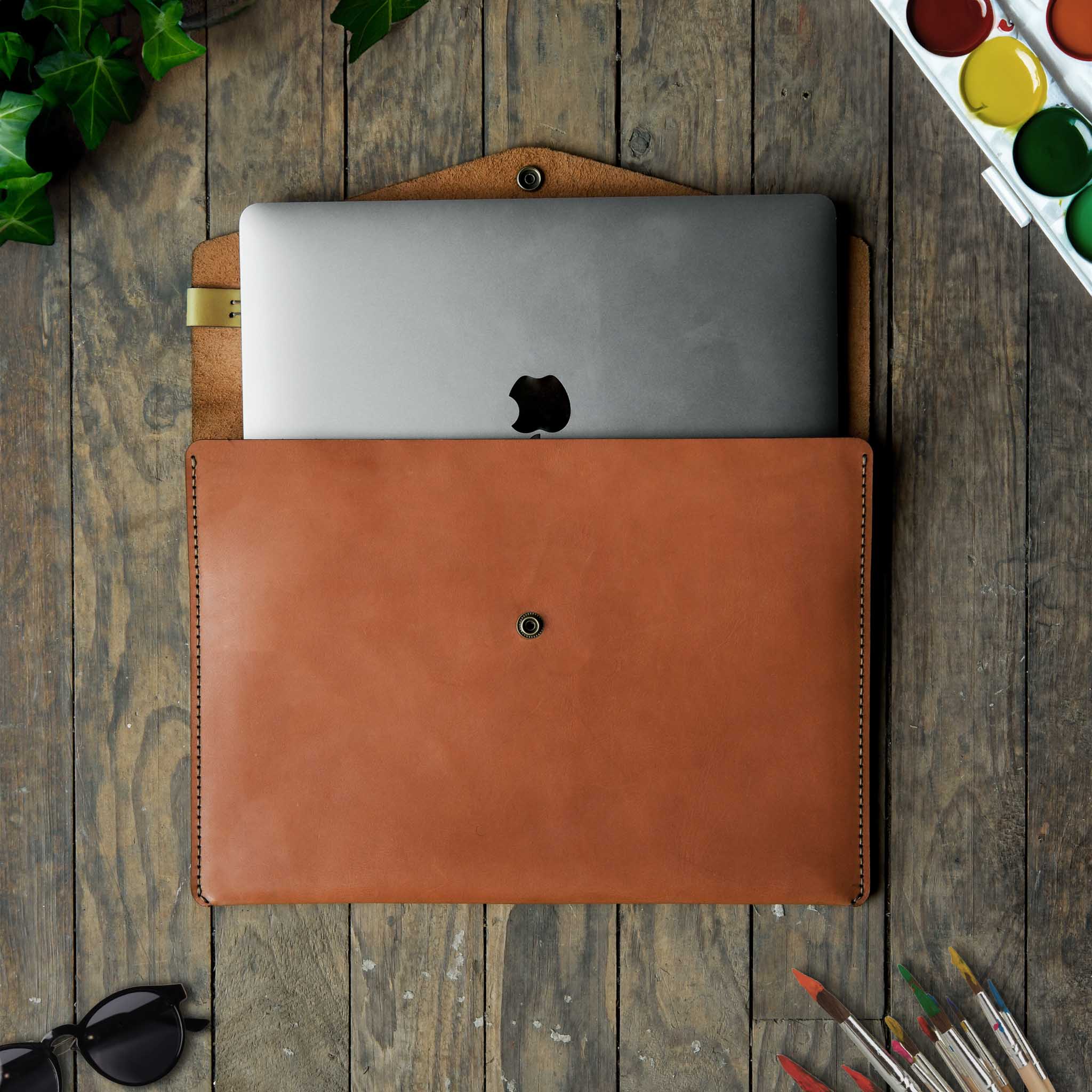 Leather Macbook Sleeve - Creative Range – The Great Break