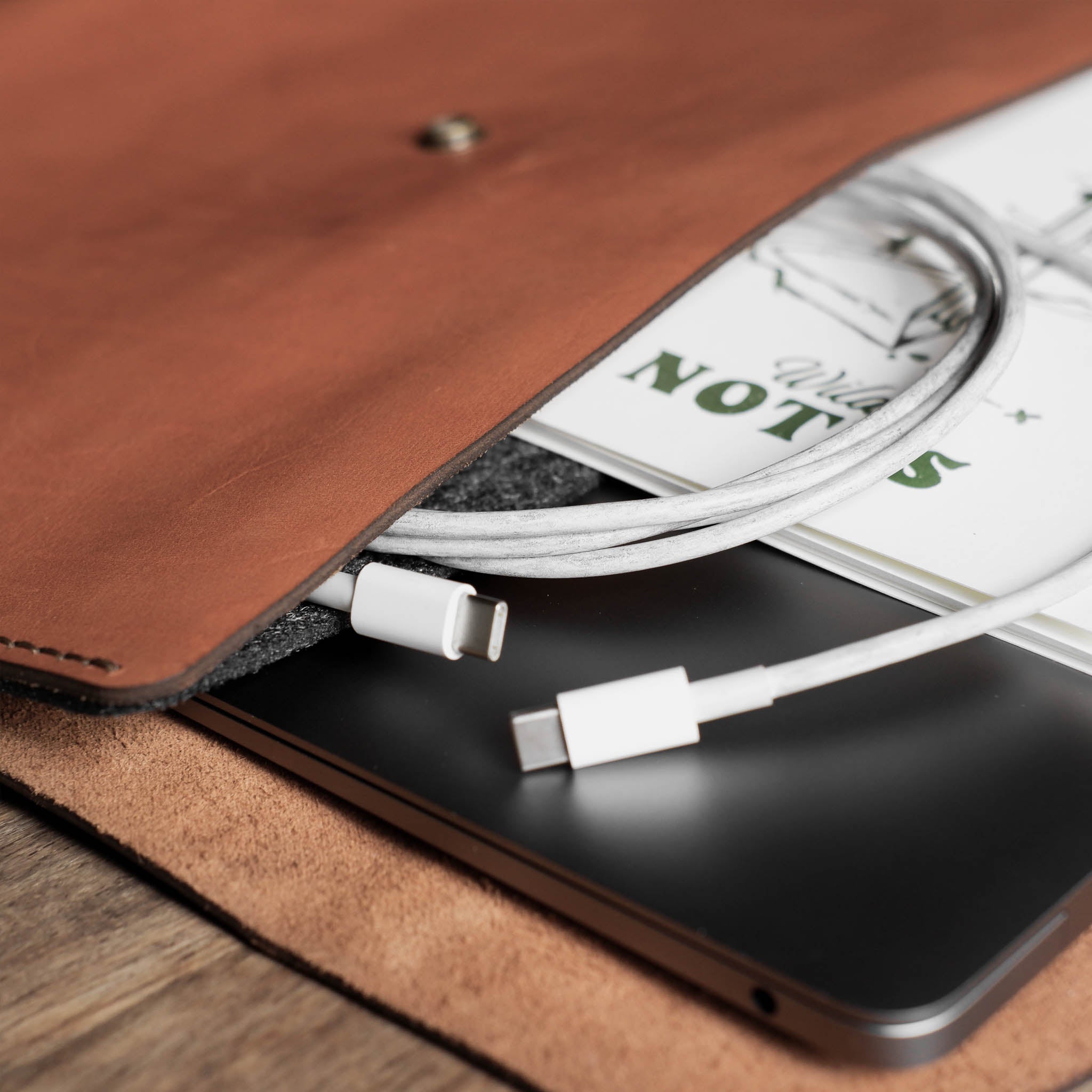 Leather Macbook Sleeve - Adventure Range – The Great Break
