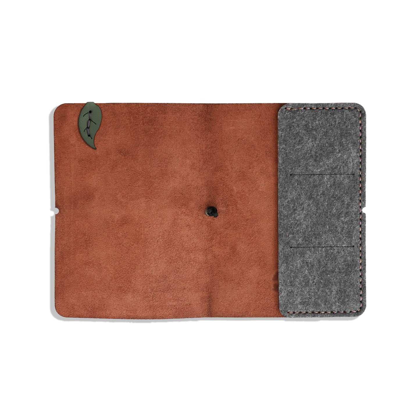 A6 Leather Notebook Cover - Floral Range